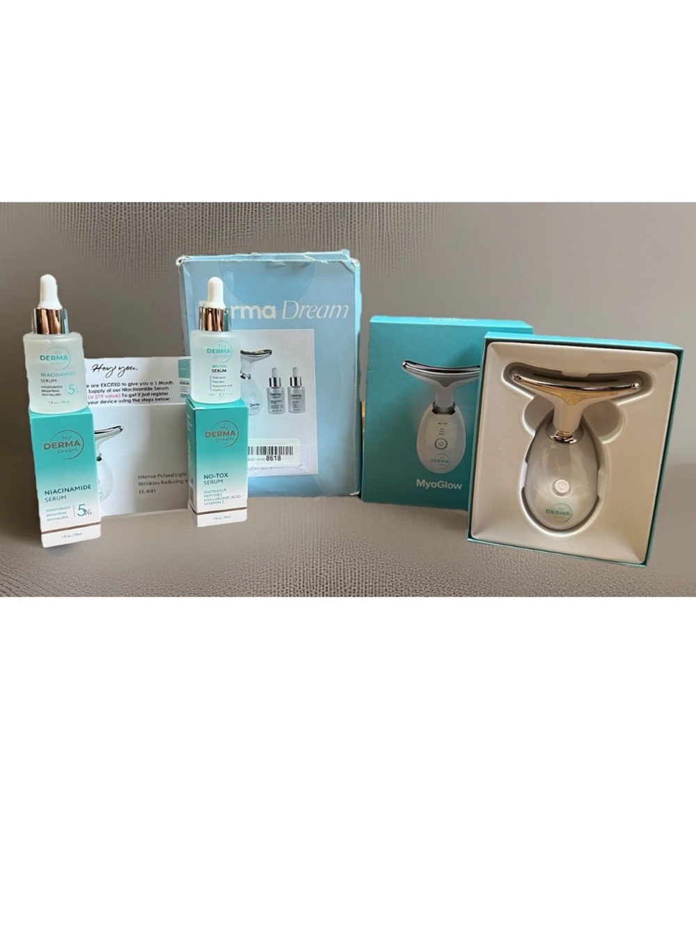 MyDerma Dream MyoGlow LED Arm, Neck, and Face Total Body Sculpting Device